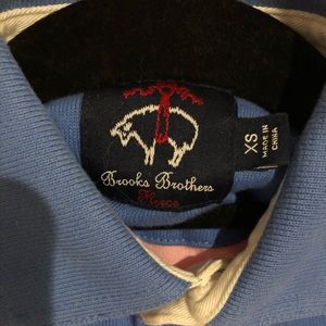 Brooks Brookees long-sleeve Polo with elbow patch
